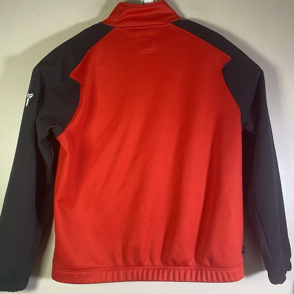 KOBE BRYANT Nike Track Style Jacket Mens XL 406054-611 Red Black Full Zip FLAW - Picture 11 of 16